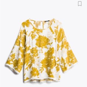 Papermoon Ebola Crochet Detail Top. Size XL, Stitchfix, EUC